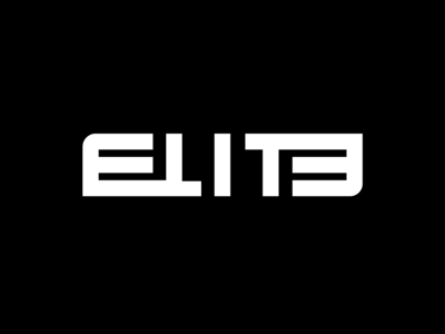 ELITE logotype ambigram esports gaming graphicdesign logo