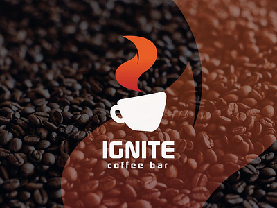 Ignite Coffee Bar logo graphicdesign logo serviceindustry