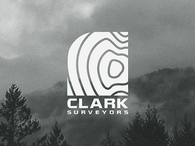 Clark Surveyors logo industrial logo symbol type