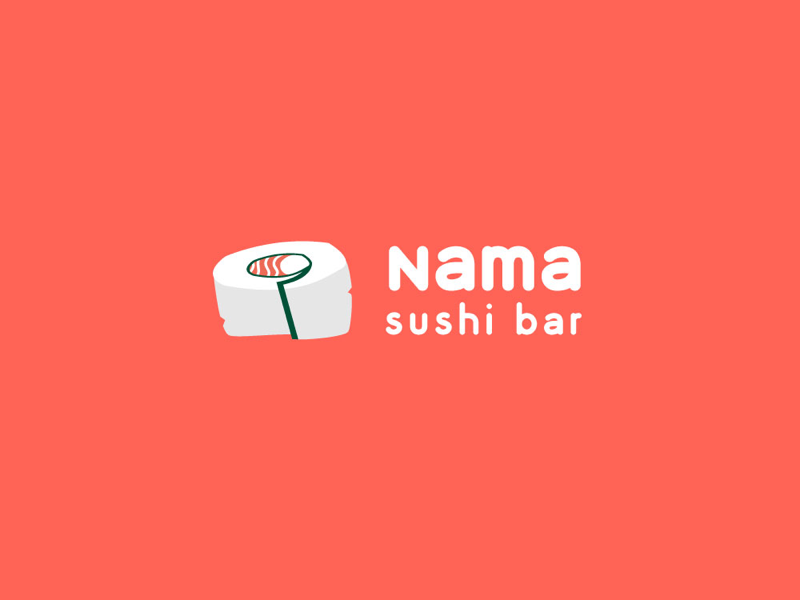 Nama Sushi Bar logo by BGdesignworks on Dribbble