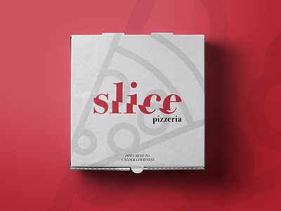 Slice Pizzeria logo concept branding food graphicdesign identity industry logo mark pizza