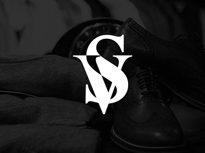 SV monogram graphicdesign icon lettermark logo luxury brand mens fashion monogram symbol