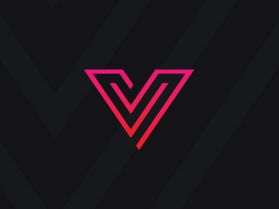 V Letter mark esports graphicdesign icon lettermark logo symbol type