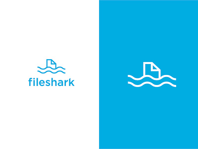 fileshark Logo icon + type graphicdesign icon logo logomark symbol