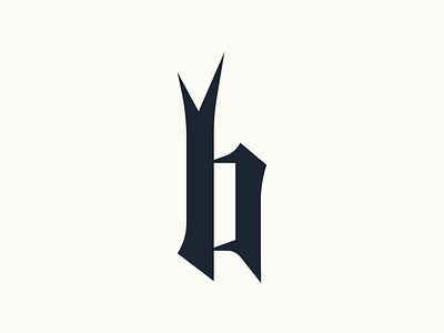 Gothic B letterform graphicdesign lettermark logo mark monogram type