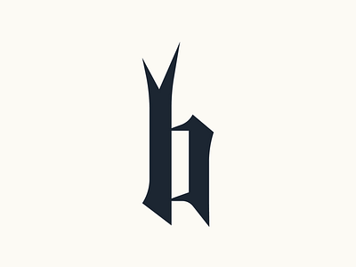 Gothic B letterform