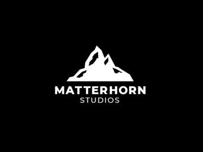 Matterhorn Studios logo design graphicdesign icon logo logodesign mark modern symbol