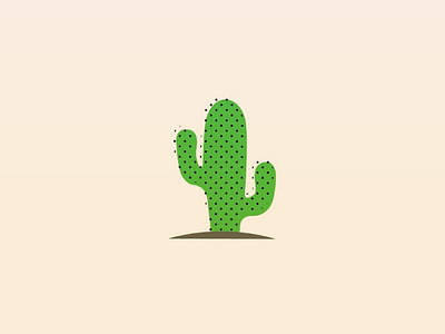 Cactus logo mark icon logo logomark symbol
