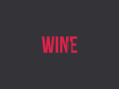 Wine logo concept design graphicdesign icon lettermark logo logodesign logomark mark symbol type