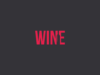 Wine logo concept