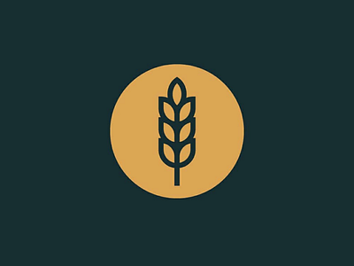 Barley icon beer brewery branding design graphicdesign icon logo logomark modern symbol