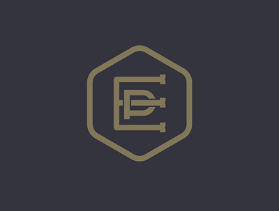 E + P monogram badge badge logo icon lettermark logo monogram symbol