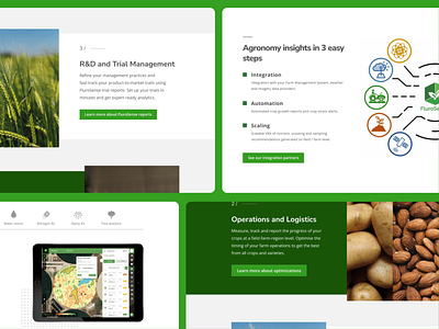 Flurosat Redesign agriculture agritech automation design management software redesign soil