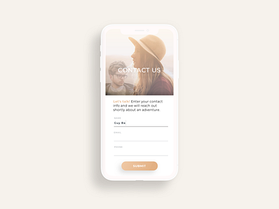 Daily UI Challenge #28 ContactUs 028 app contact contact us dailyui028 submit uidesign