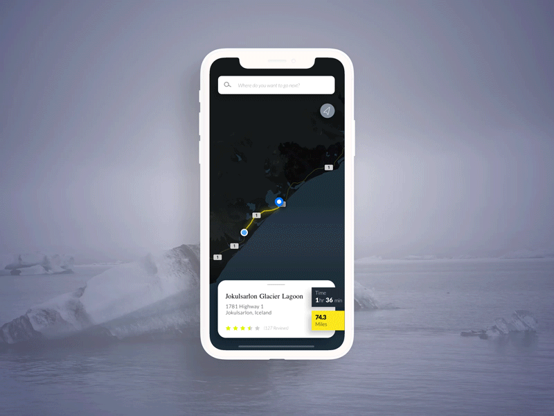 Daily UI Challenge #29 Map 029 animated dailyui interaction location map search uidesign
