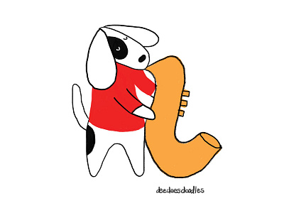Saxophone doggo