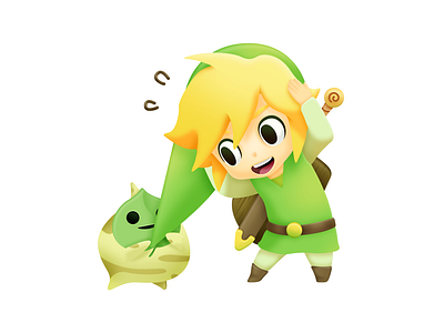 link&Korok illustration design illustration