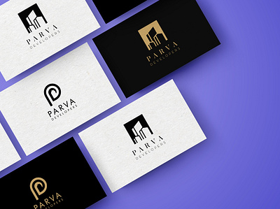 Logo design for Parva Developers brand identity branding logo logo design real estate logo