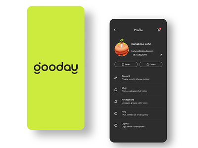 Gooday mobile UI