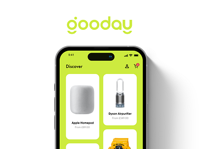 Gooday mobile UI/UX app app mobile application gooday gooday mobile app mobile app mobile application product screen ui user experience user interface ux