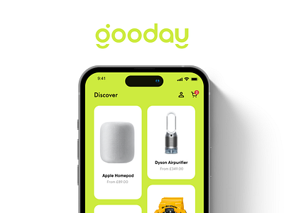 Gooday mobile UI/UX