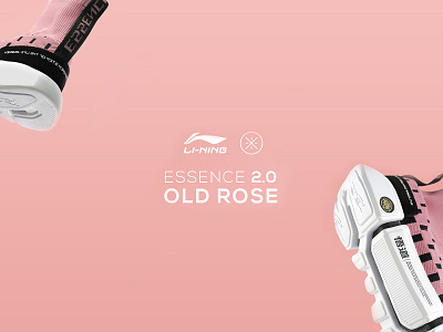 Old Rose Essence 2.0 branding china design dwyane wade illustration india li ning shoes typography web website