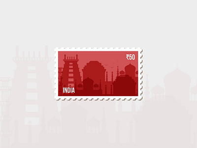 India Stamp design dream destination india stamp weekly challenge weekly warm up