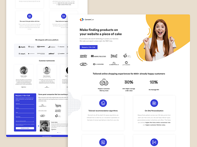 Landing page for CC