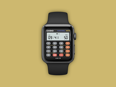 Casio calculator watch discount 80s