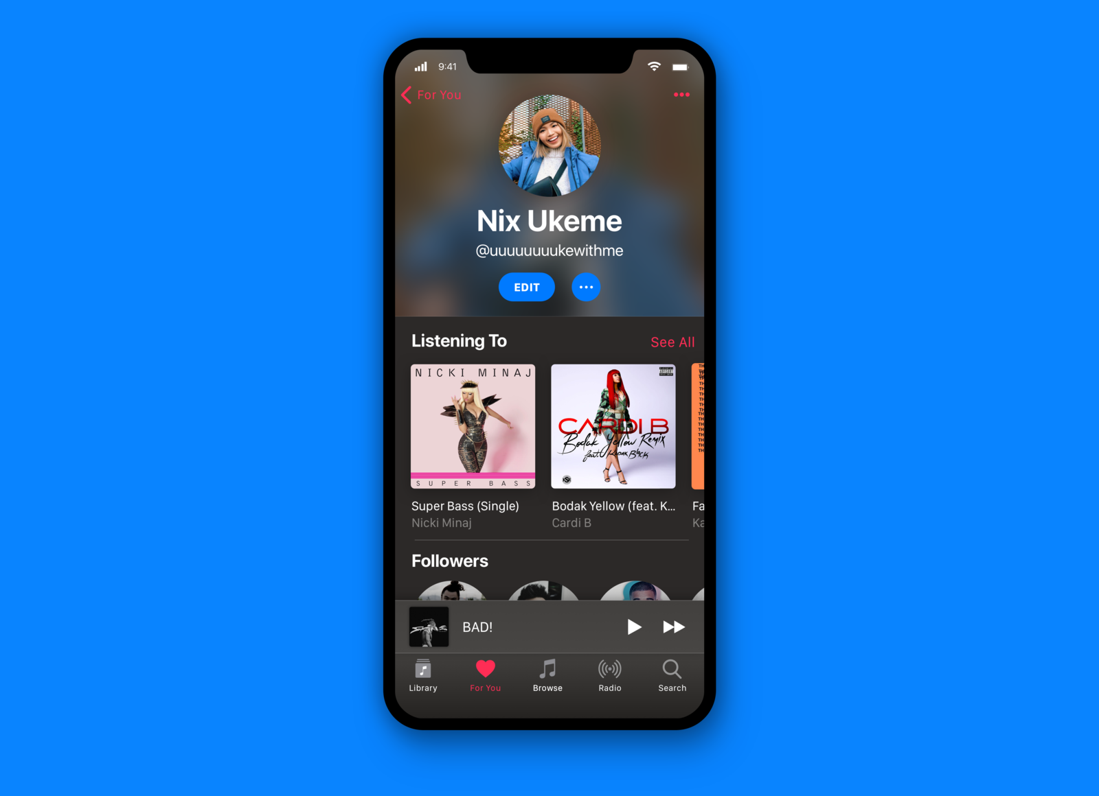 user-profile-apple-music-dark-mode-day-006-by-sky-monaco-on-dribbble