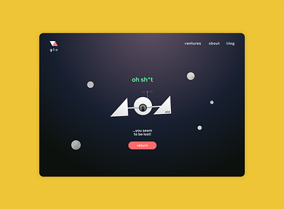 404 Error! Oh Sh*t – Day 008 008 404 page branding creative dailyui design digitaldesign flat icon illustration inspiration interface logo minimal ui userexperience ux vector web website