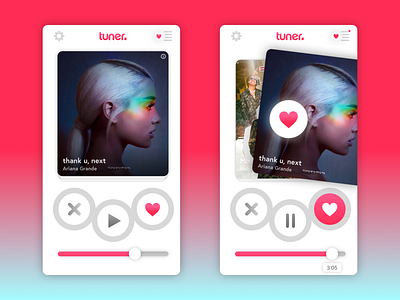 Music Player! App Concept "Tuner" – Day 009