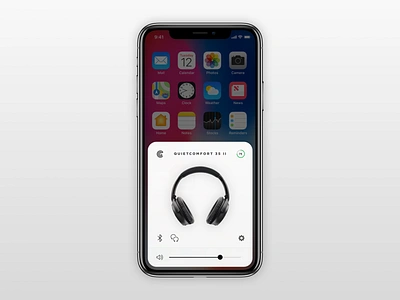 Pop Overlay! Bose iOS Integration – Day 016 airpods app bose creative dailyinspiration dailyui design digitaldesign flat icon inspiration interface ios minimal mobile mobiledesign prototype ui userexperience ux