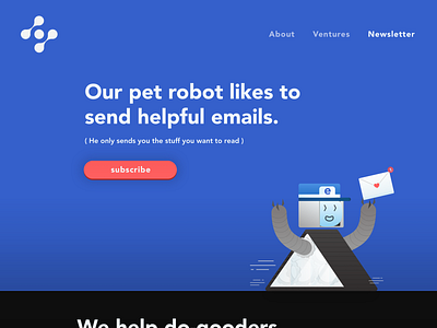 Subscribe • Pet Email Robot • Day 026 branding creative dailyinspiration dailyui design digitaldesign flat illustration inspiration interface logo minimal prototype sketchapp typography ui userexperience uxui vector web