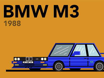 BMW M3 bmw graphic desgin illustration vector
