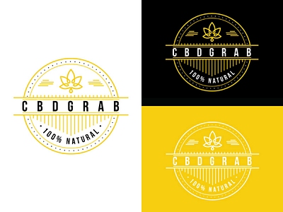 CBDGRAB Logo Design Concept brand branding cbd cbd grab cbd oil logo logo design logos new logo ui ux website