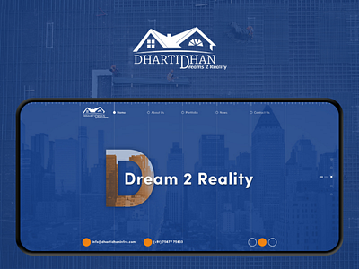 Dhartidhan Website Design concept