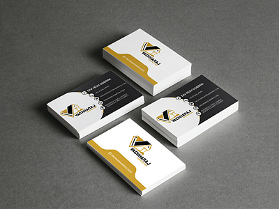 Business card concepts branding business business card construction construction card logo logo design