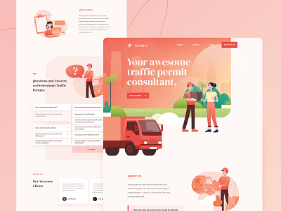 Delivery Service Website Design