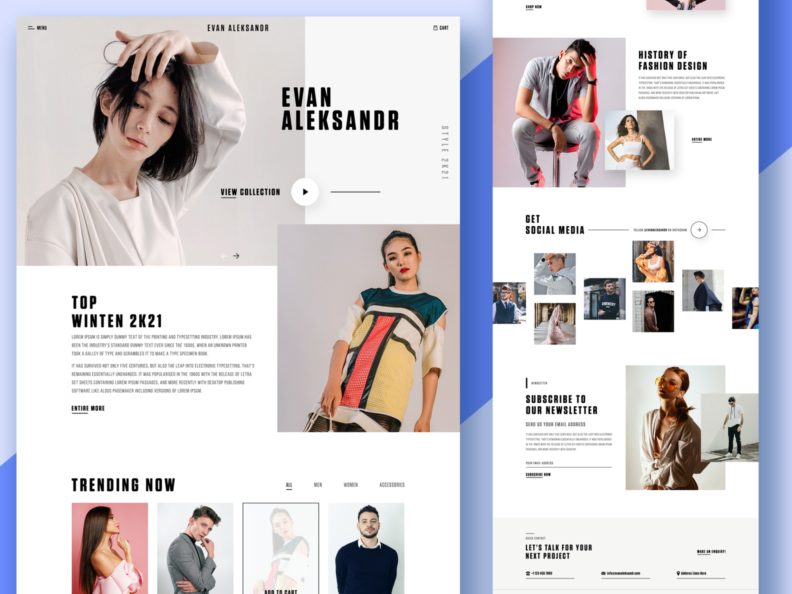 E-Commerce Website Design by Biren Baldha on Dribbble