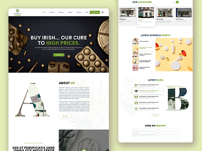 Pharmacy Website Design