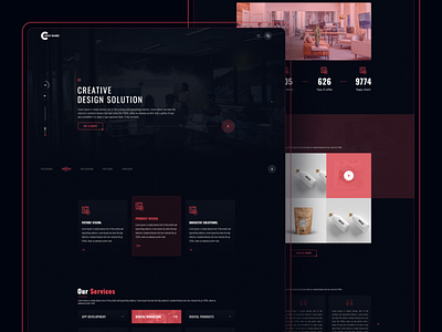 Digital Agency website design