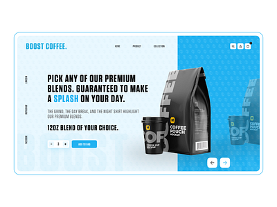 Coffee E-commerce website design