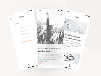 News Mobile app concept