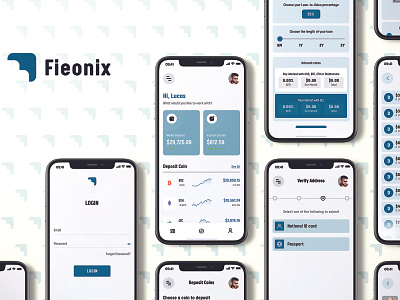 Fieonix Mobile app design app branding design graphic design logo mobile mobile app design ui ux web design webdesign website website design