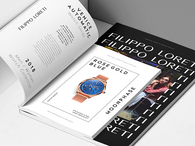 Editorial Design for Filippo Loreti Watches