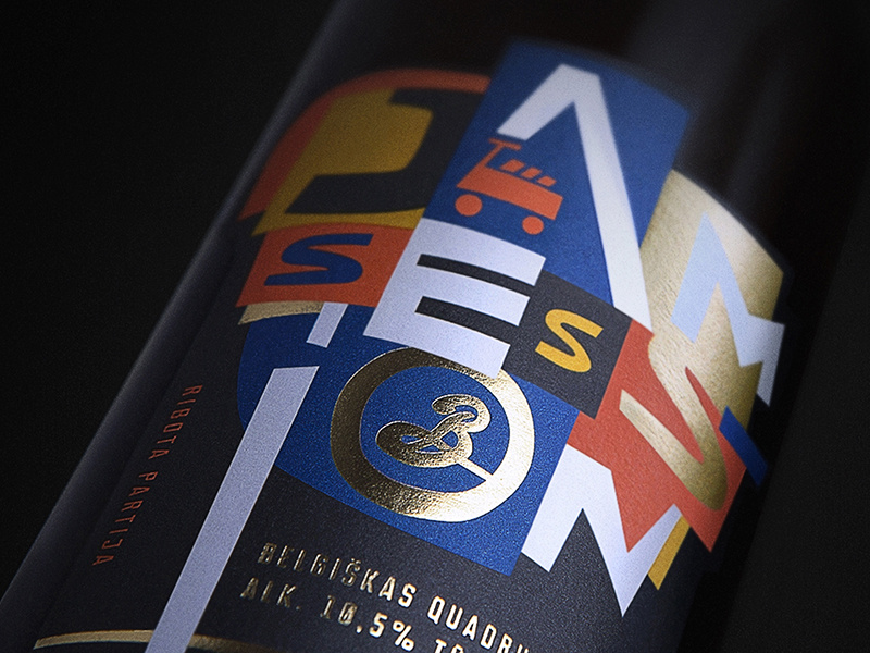 Limited Edition Beer Jam Session Label Design beer packaging beer label typeface typography bottle packaging design packagingdesign packaging label design label brewery brooklyn brewery beer