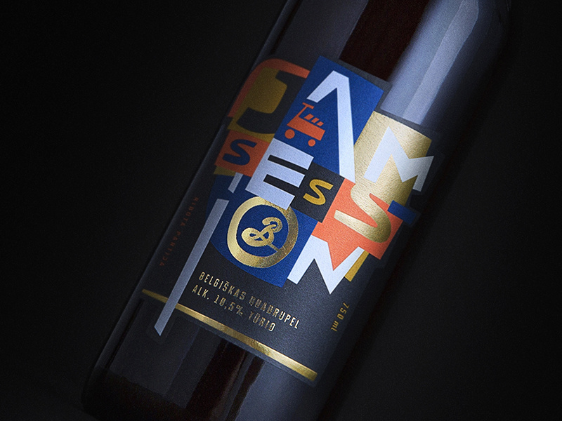 Limited Edition Beer Jam Session Label Design typeface typography bottle packaging design packaging label beer label design beer packaging beer label beer