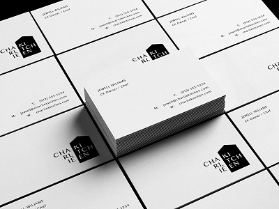 CHARLIE KITCHEN brand branding design identity logo logotype mark minimal monogram symbol type typography wordmark