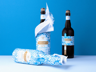 Limited Winter Edition Beer Bėganti Kopa Label Design